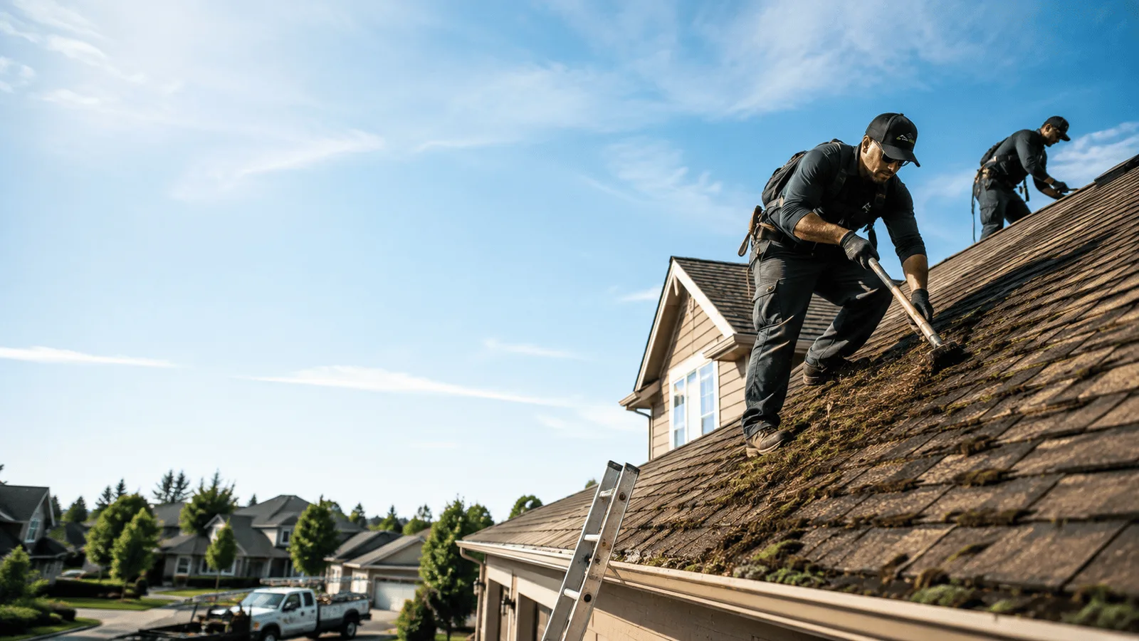 Roof Moss Removal in Lafayette, OH near me